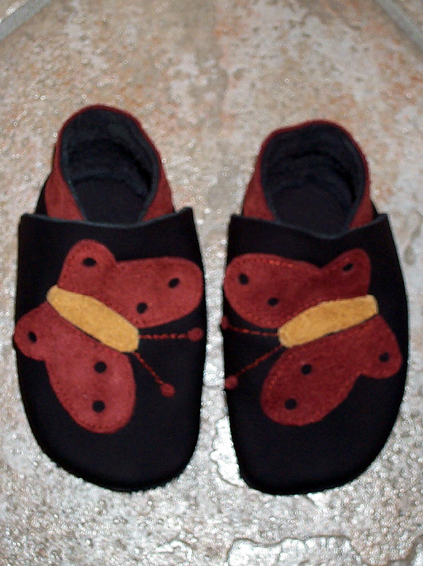 Schmetterling rot-blau